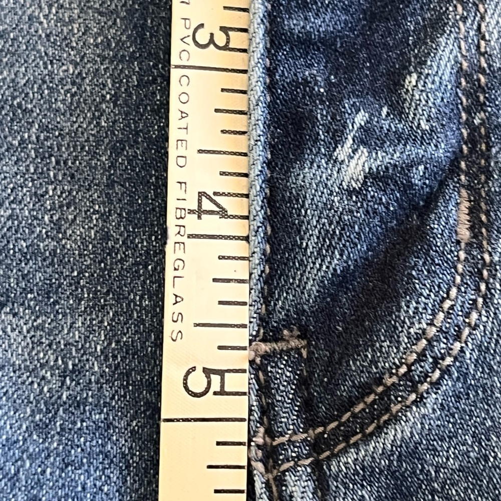 Judy Blue Destroyed Bleach Splatter Boyfriend Skinny Jeans Size 11 - Picture 14 of 16